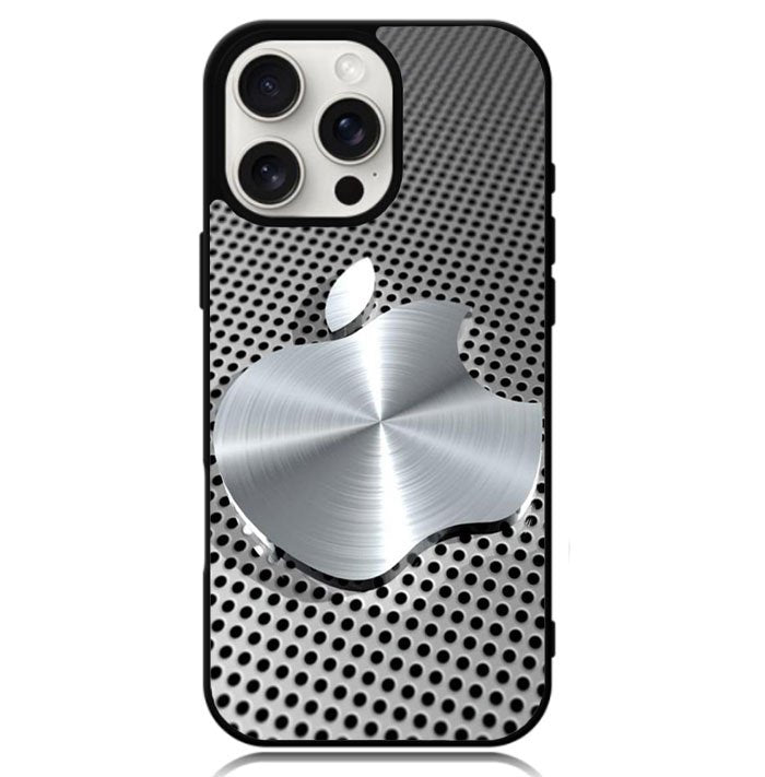 3D Apple Silver Case iPhone 16 Pro BC2825
