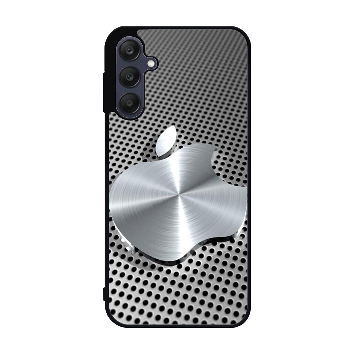 3D Apple Silver Samsung Galaxy A25 5G Case BC2825