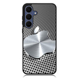 3D Apple Silver Samsung Galaxy S25 FE Case BC2825