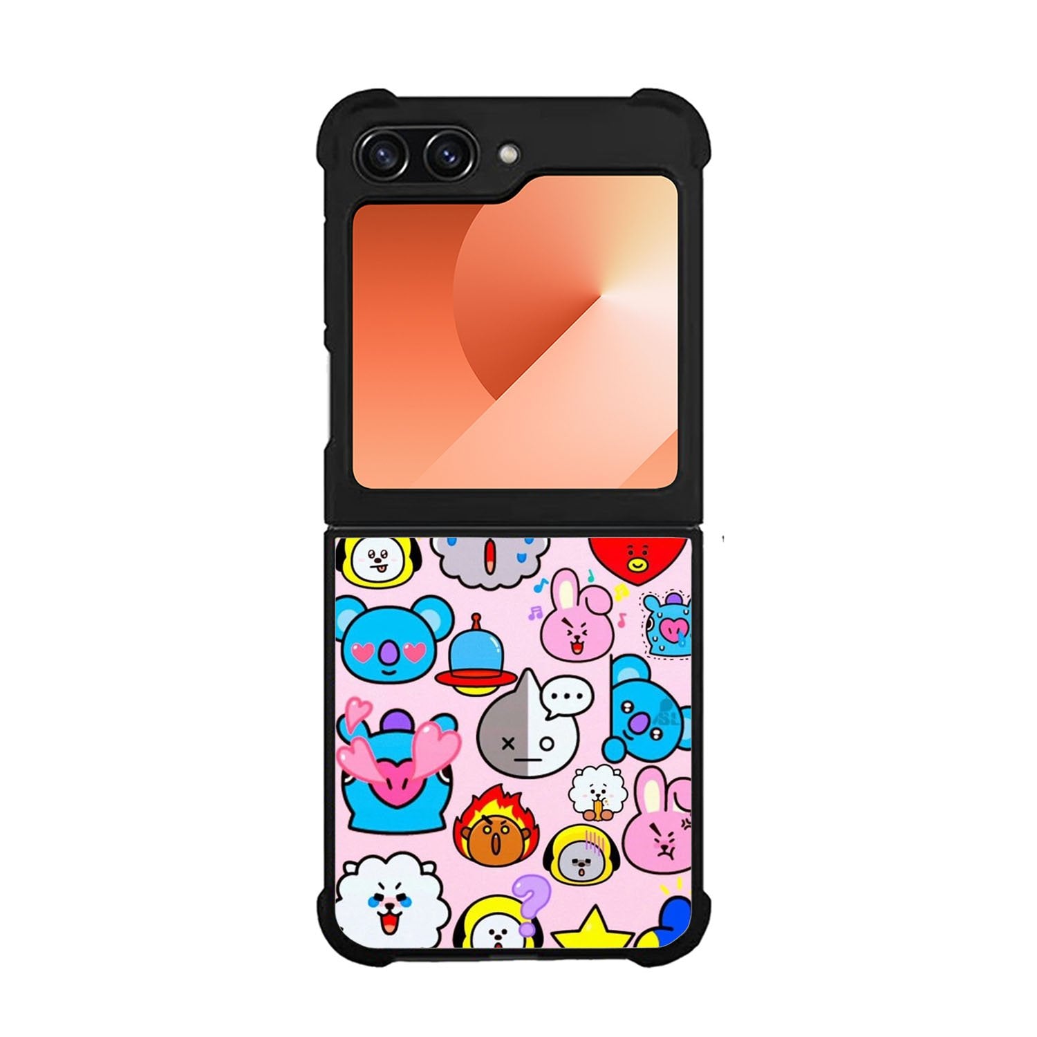 BTS BT21 Cute Pink Case Samsung Galaxy Z Flip 6 5G BC2910
