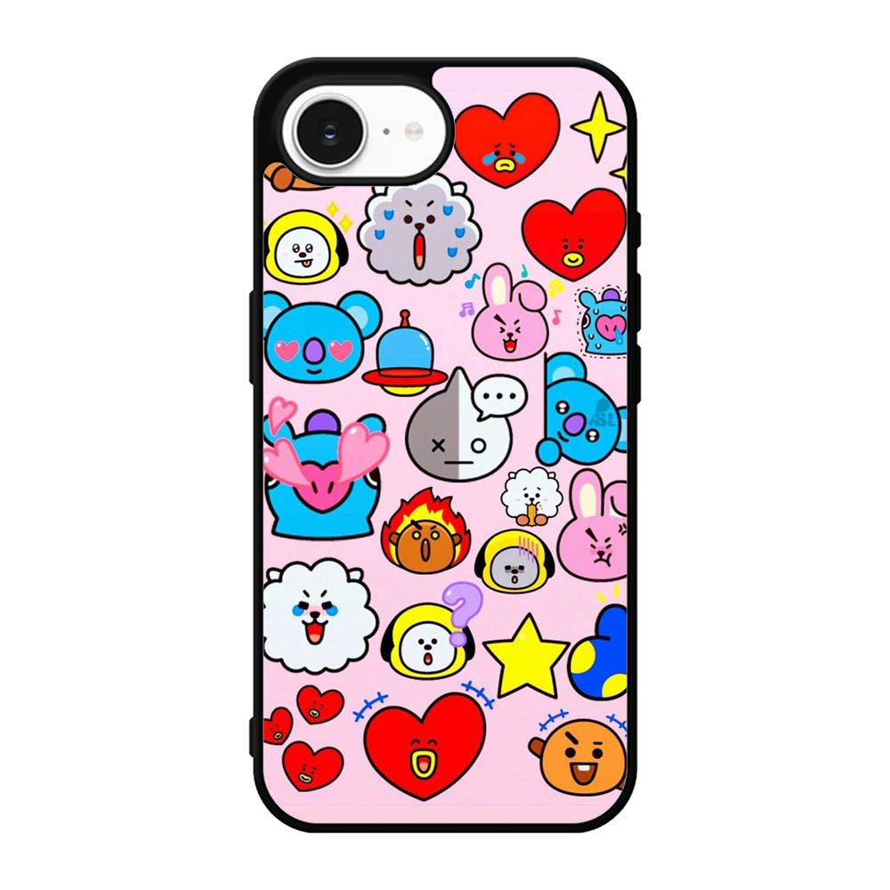BTS BT21 Cute Pink iPhone 17e Case BC2910