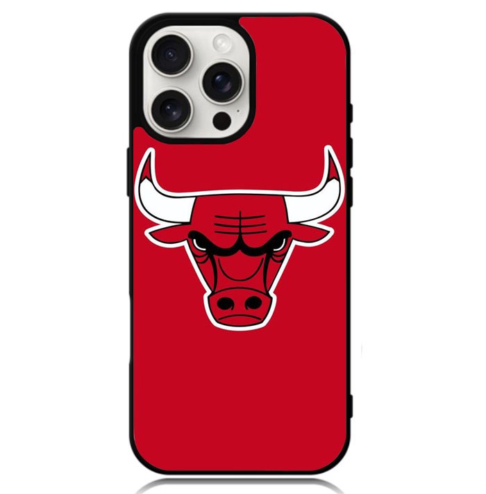 Chicago Bulls Red Logo Case iPhone 16 Pro BC2923