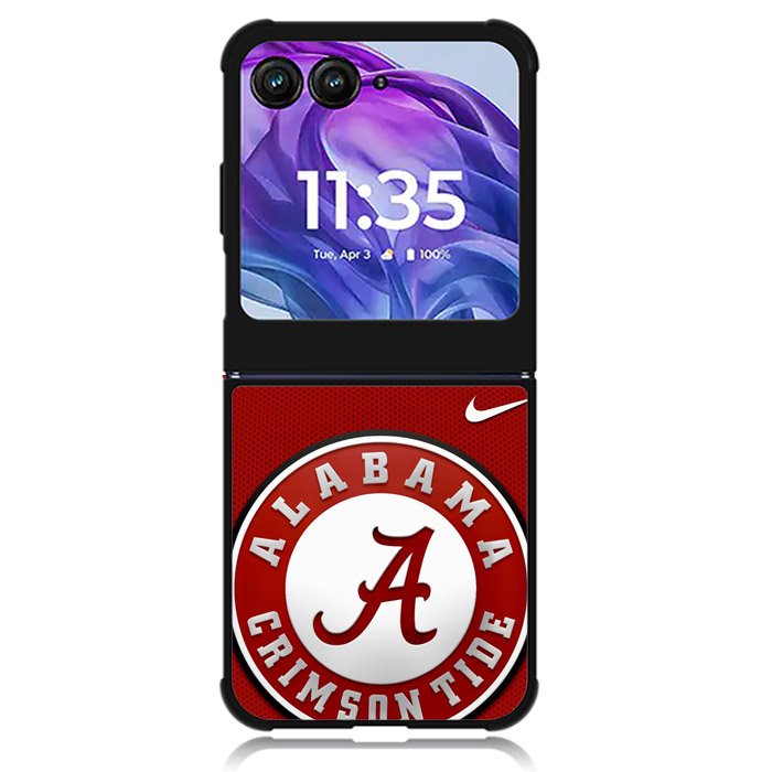 Alabama crimson tide logo 2nd Motorola Moto Razr 2024 , Moto Razr 50 Case