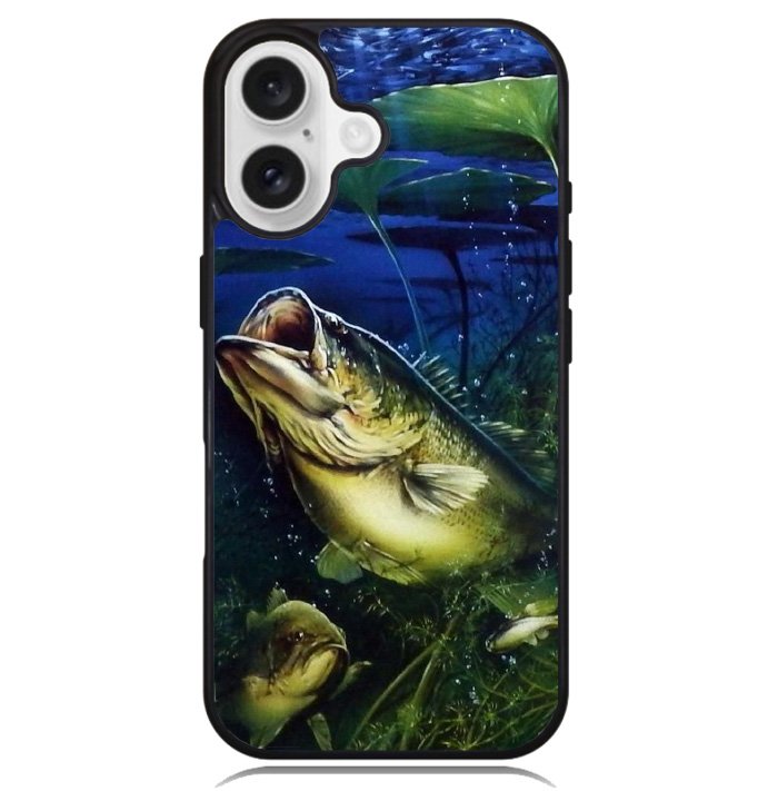 Bass Fishing Largemouth Fish Case iPhone 16 BC2824