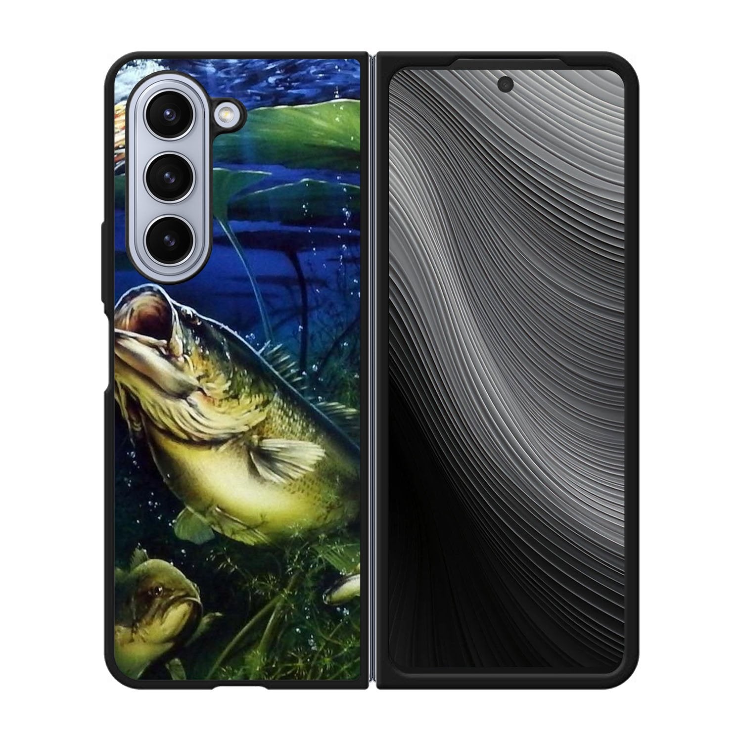 Bass Fishing Largemouth Fish Case Samsung Galaxy z Fold 5 5G BC2824