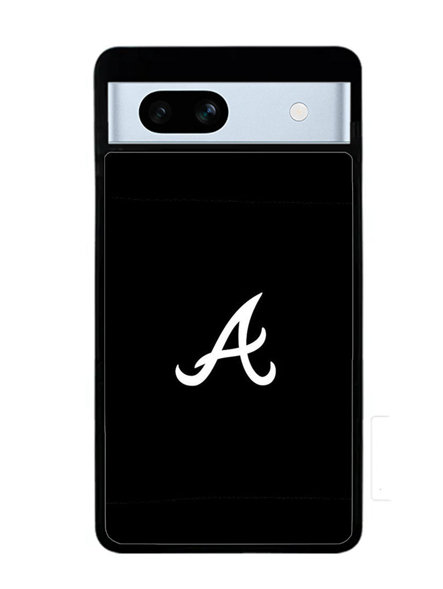Atlanta braves logo black Google Pixel 7A Case