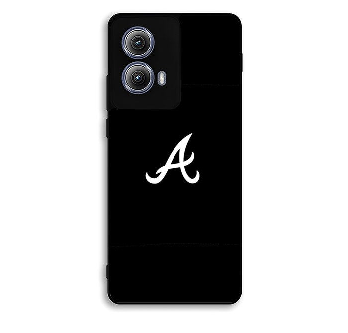 Atlanta braves logo black Motorola Moto Edge 2024 Case FE6740
