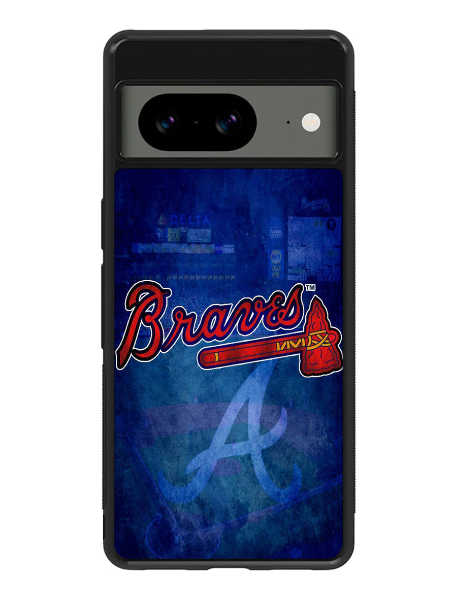 Atlanta braves wallpaper Google Pixel 8a Case
