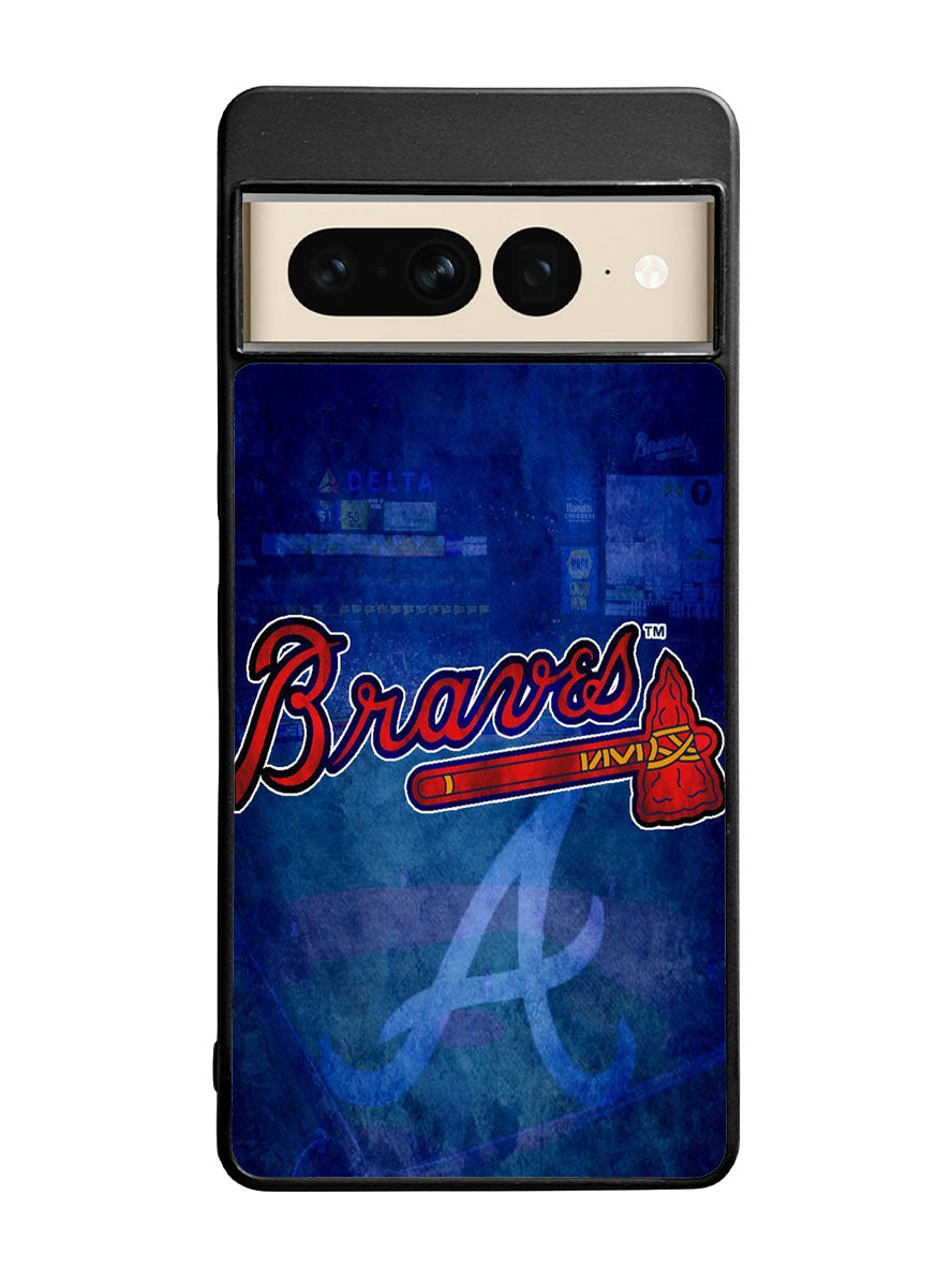 Atlanta braves wallpaper Google Pixel 7 Pro Case