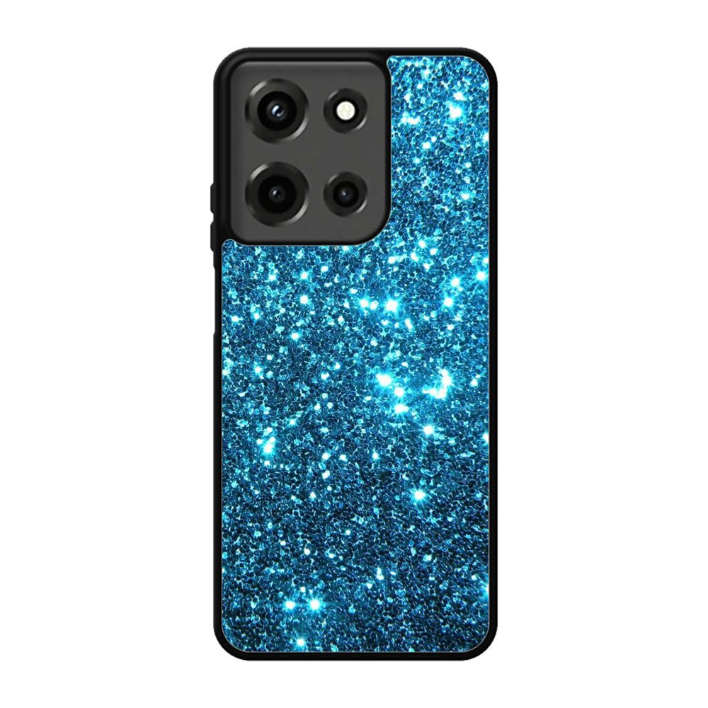 Blue bling sparkling sparkles Motorola Moto G 5G 2025 Case FE5128