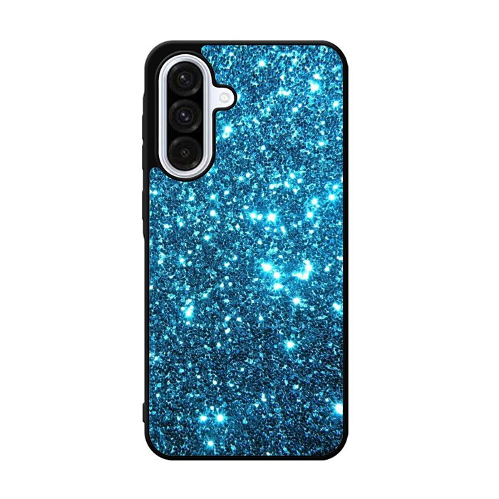 Blue bling sparkling sparkles Samsung Galaxy A36 Case FE5128