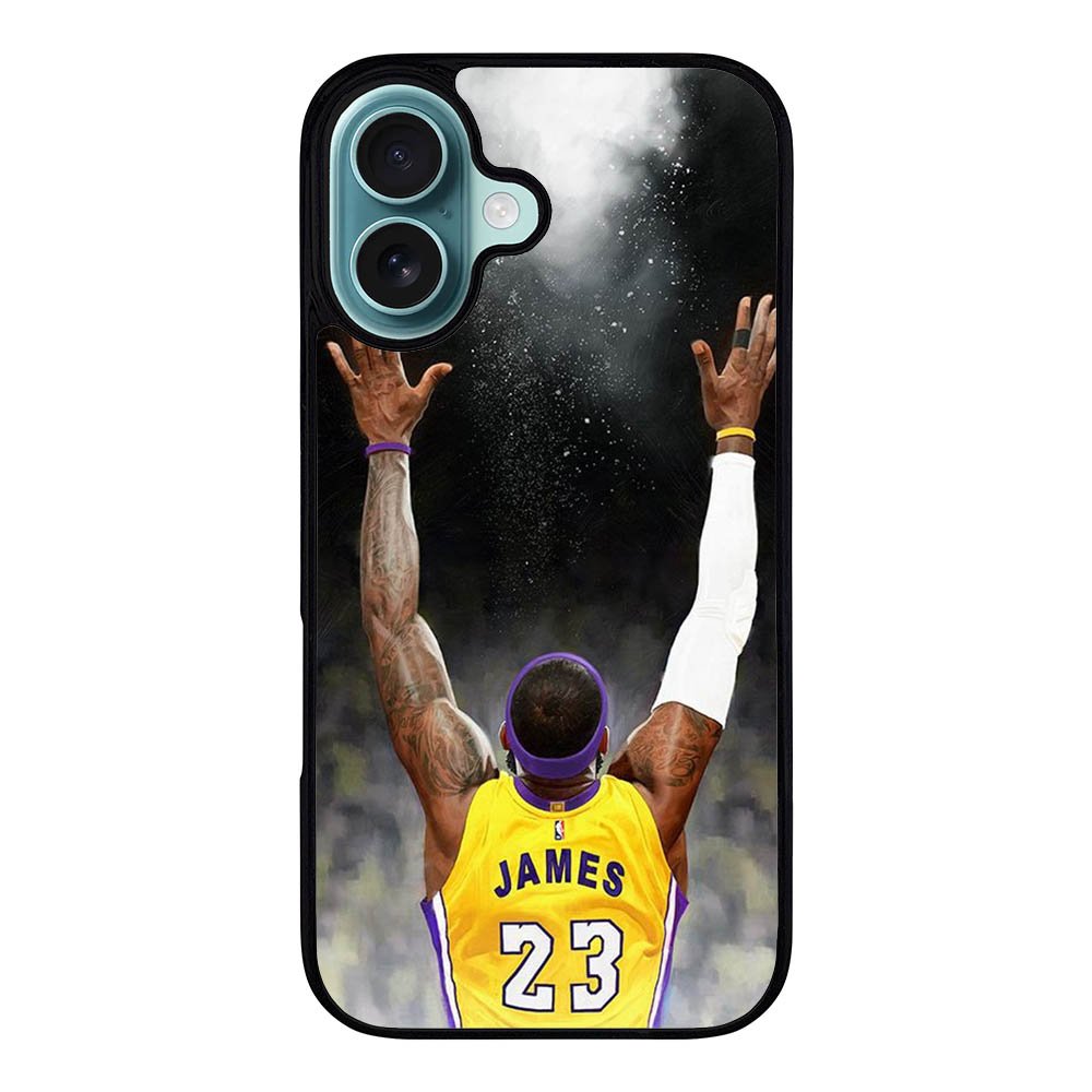 Lebron James Powder Lakers Case iPhone 16 Plus BC2864