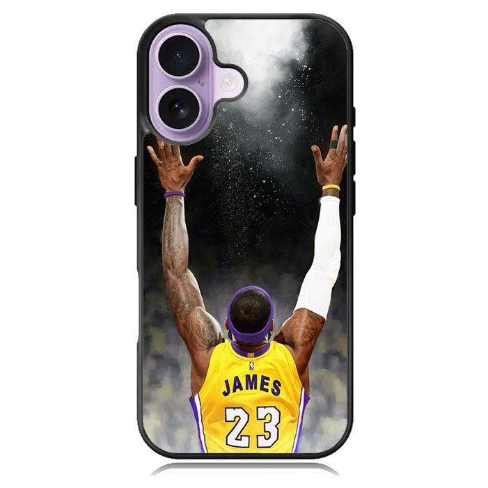 Lebron James Powder Lakers iPhone 17 Case BC2864