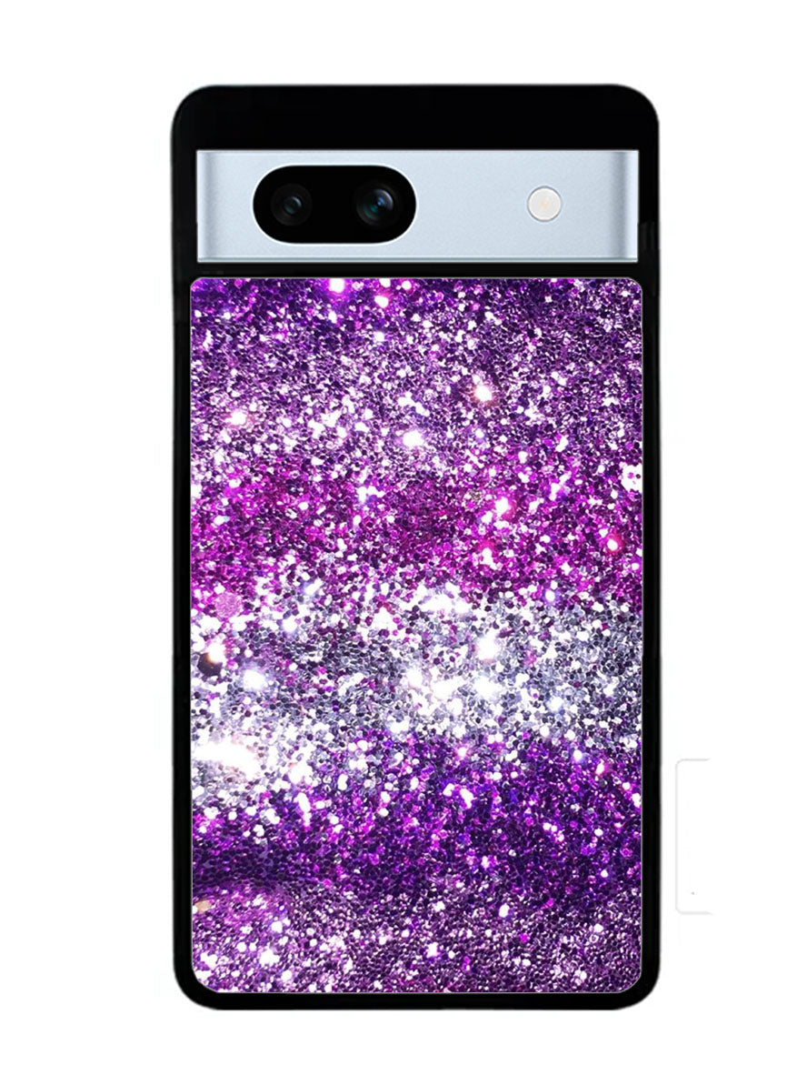 Pink Purple Silver Bling Sparkling Sparkles Google Pixel 7A Case