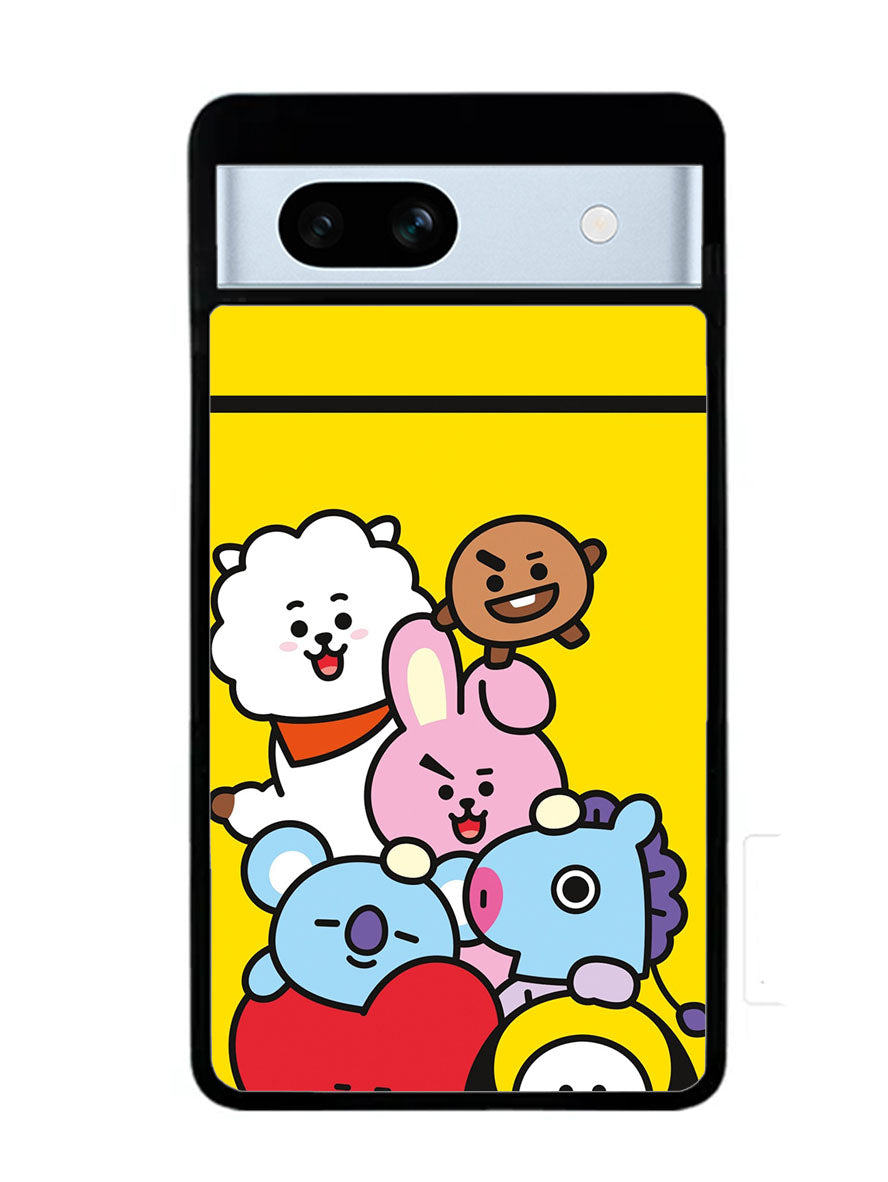 BTS BT21 All Characters Google Pixel 7A Case