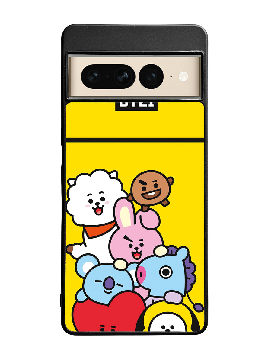 BTS BT21 All Characters Google Pixel 7 Pro Case