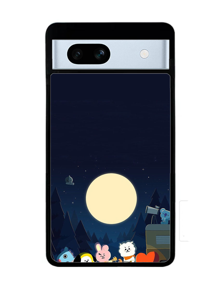 BTS BT21 Team Camping In Forest Google Pixel 7A Case