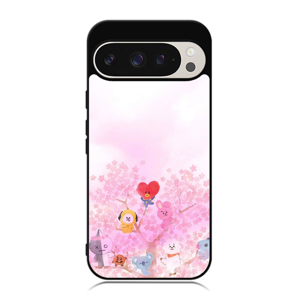 BTS BT21 Sakura Summer Case Google Pixel 9 Pro XL BC2915