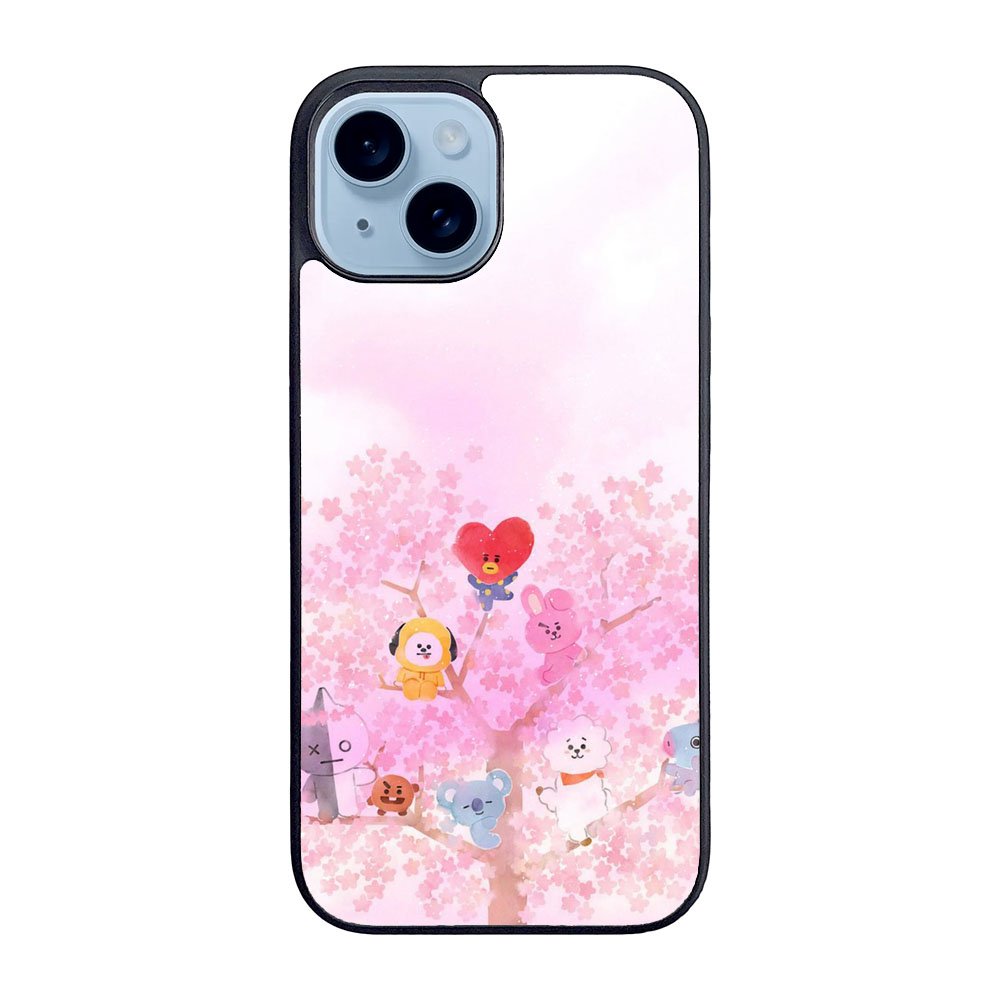 BTS BT21 Sakura Summer Case iPhone 15 BC2915