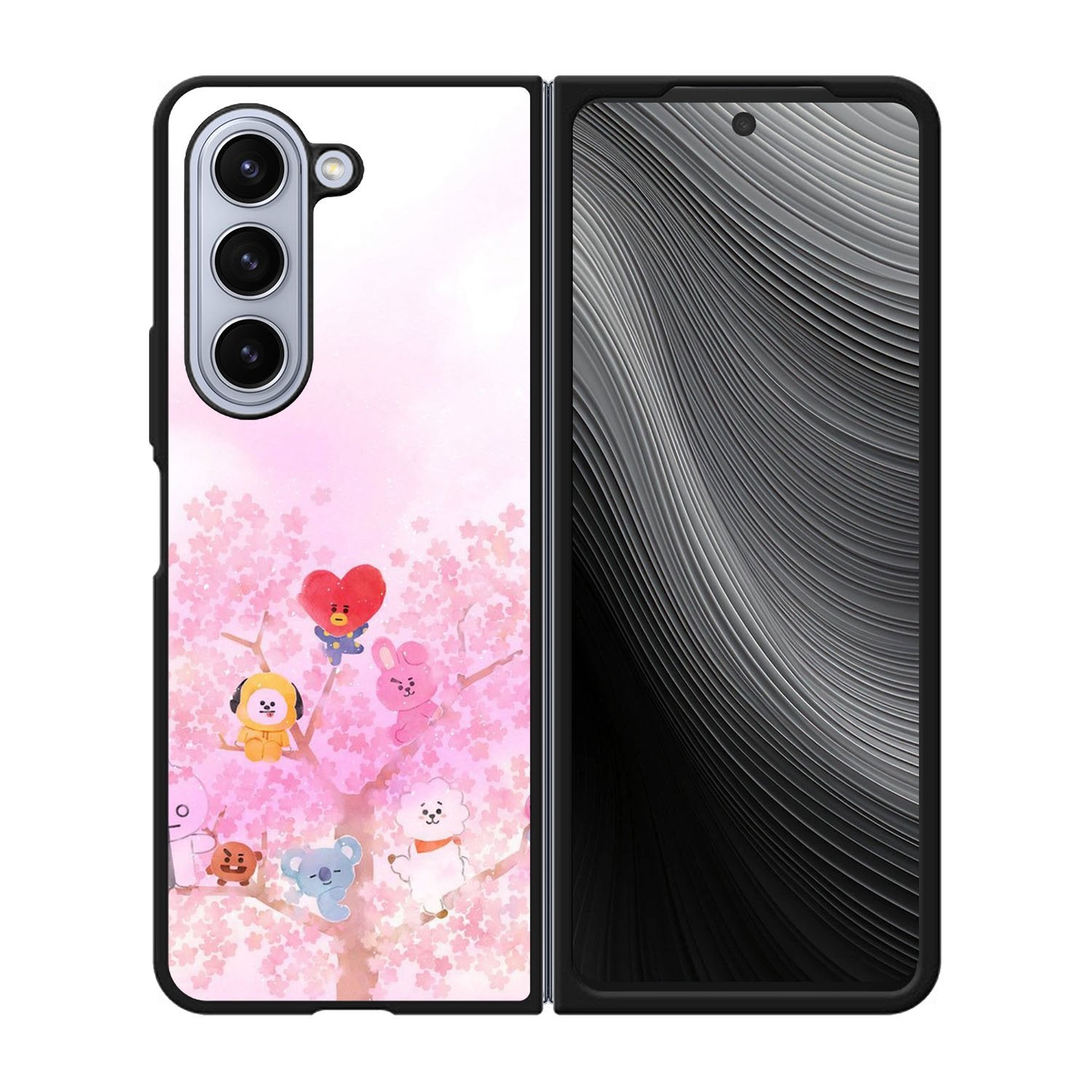 BTS BT21 Sakura Summer Case Samsung Galaxy z Fold 5 5G BC2915