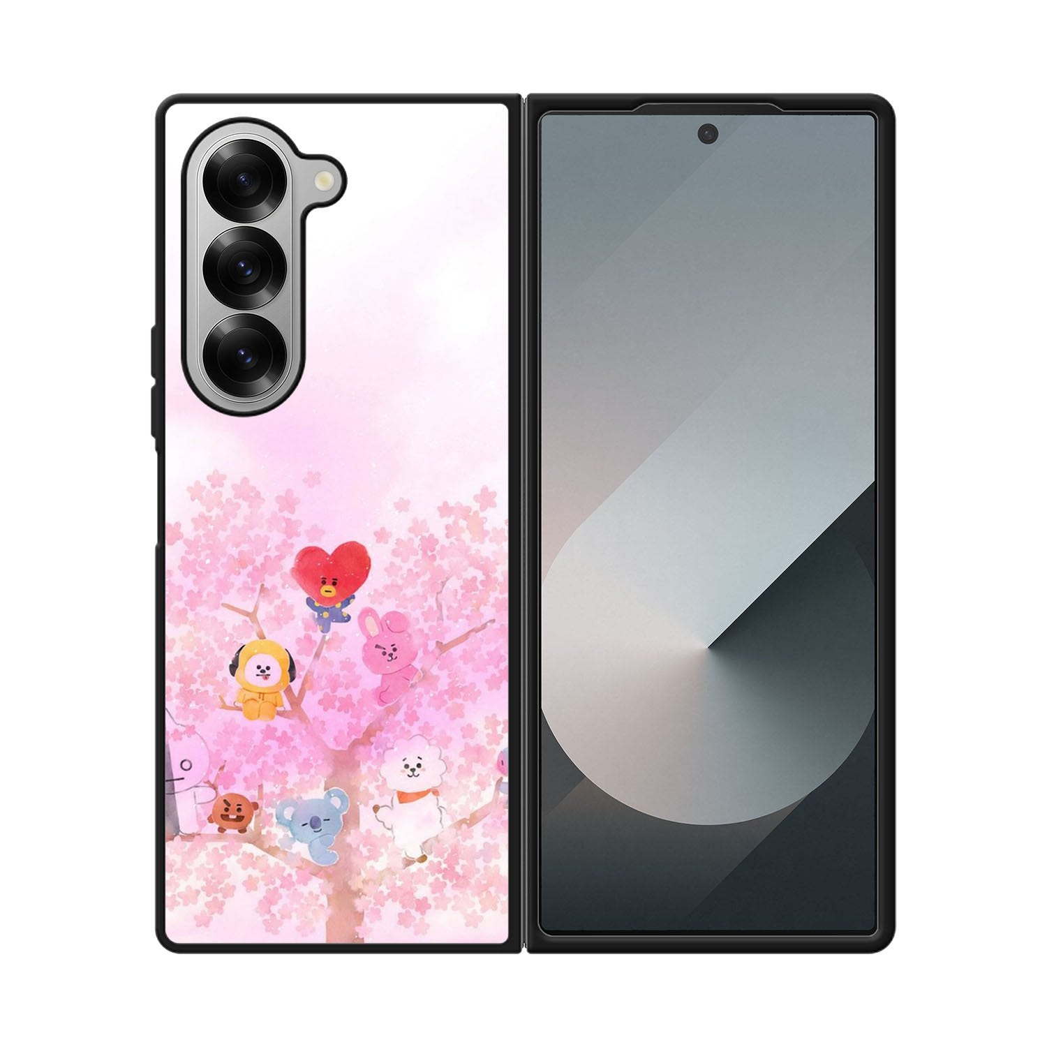 BTS BT21 Sakura Summer Case Samsung Galaxy Z Fold 6 5G BC2915