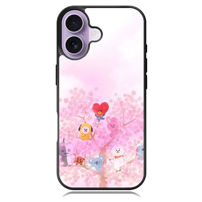 BTS BT21 Sakura Summer iPhone 17 Case BC2915