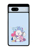 BTS BT21 Blue Texture Google Pixel 7A Case