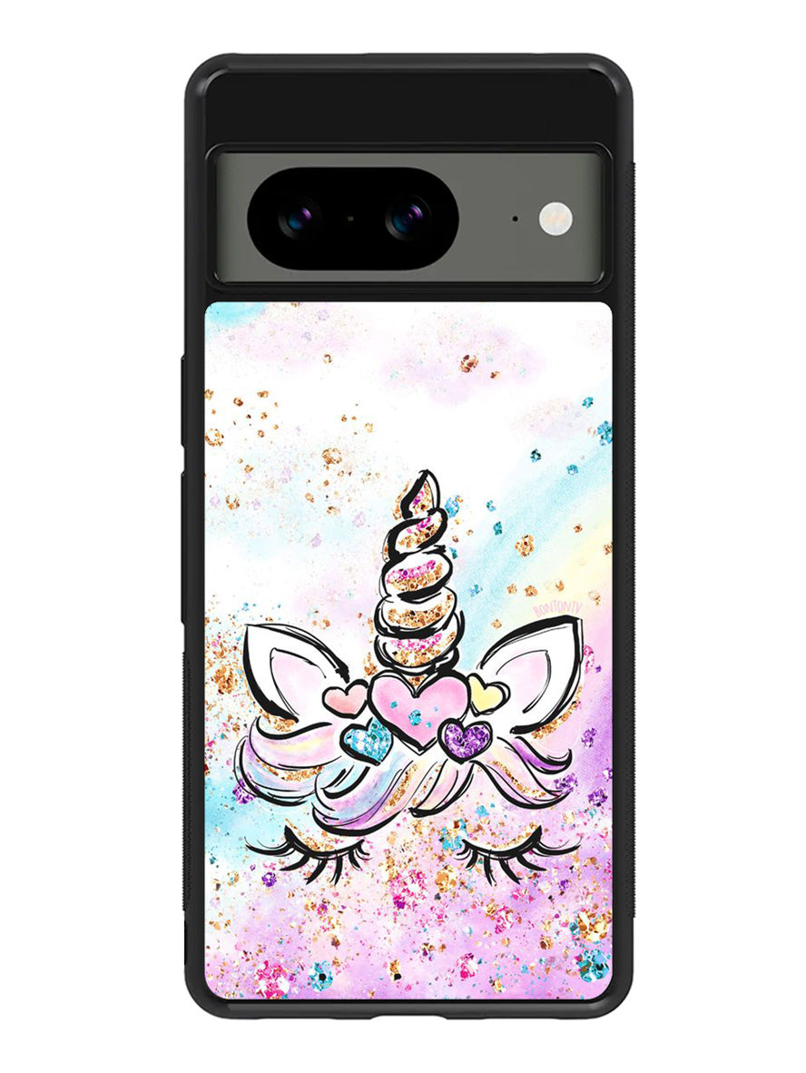 Cute Unicorn Sparkling Google Pixel 8a Case