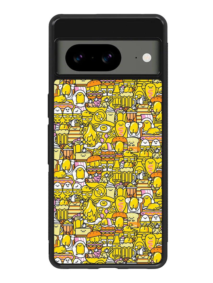 The Gudetama Pattern Google Pixel 8a Case