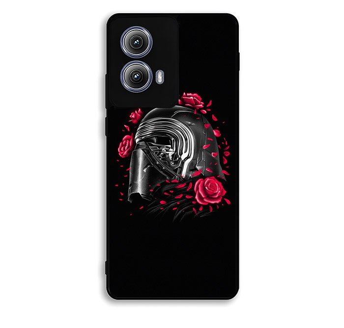 Star Wars Kylo Ren Helmet and Roses Motorola Moto Edge 2024 Case FE6597