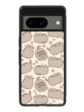 Pusheen The Cat Pattern Google Pixel 8a Case