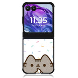 Pusheen The Cat Rainbow Cupcakes Motorola Moto Razr 2024 , Moto Razr 50 Case