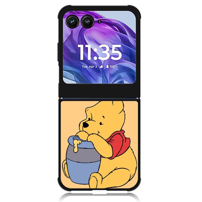 Winnie The Pooh Honey Eat Motorola Moto Razr 2024 , Moto Razr 50 Case