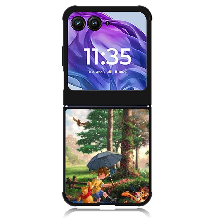 Winnie The Pooh Garden Motorola Moto Razr 2024 , Moto Razr 50 Case
