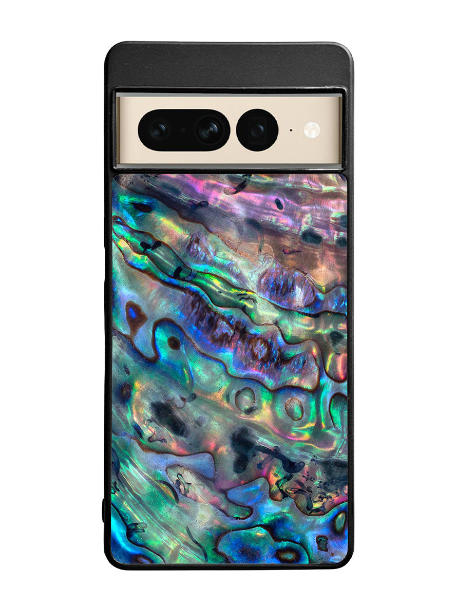 Red And Silver Abalone Google Pixel 7 Pro Case