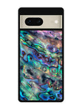 Red And Silver Abalone Google Pixel 7 Case