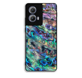 Red And Silver Abalone Motorola Moto Edge 2024 Case FE4914