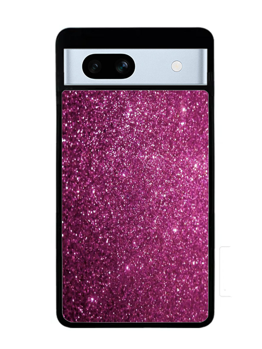 Purple Glitter Google Pixel 7A Case