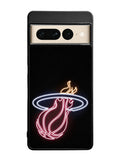 Miami Heat Neon Logo Google Pixel 7 Pro Case
