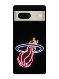 Miami Heat Neon Logo Google Pixel 7 Case