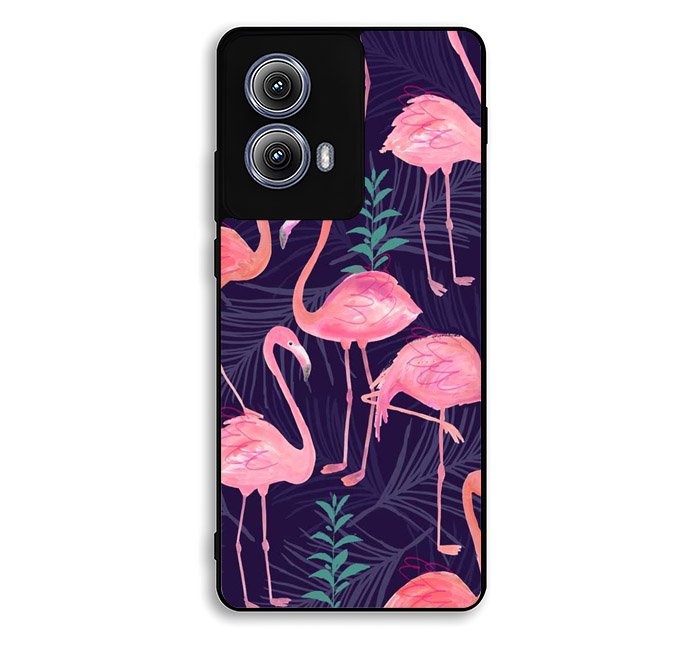 Flamingo Purple Pattern Motorola Moto Edge 2024 Case FE6183