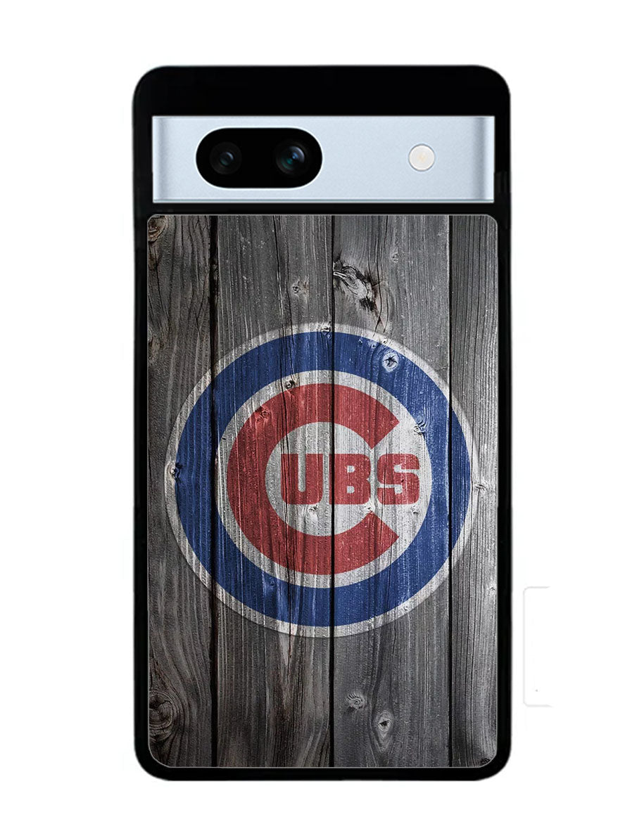 Chicago Cubs Wood Logo Google Pixel 7A Case