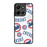 Chicago Cubs Baseball Doodle Motorola Moto G 5G 2025 Case FE5625