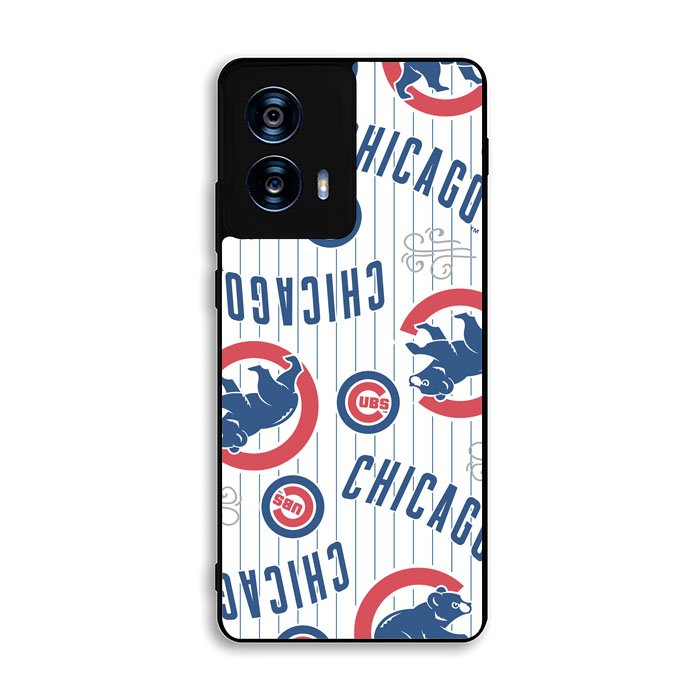 Chicago Cubs Baseball Doodle Motorola Moto G Power 5G 2024 Case FE5625