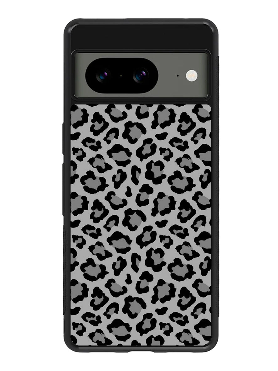 Leopard Grey Pattern Google Pixel 8a Case