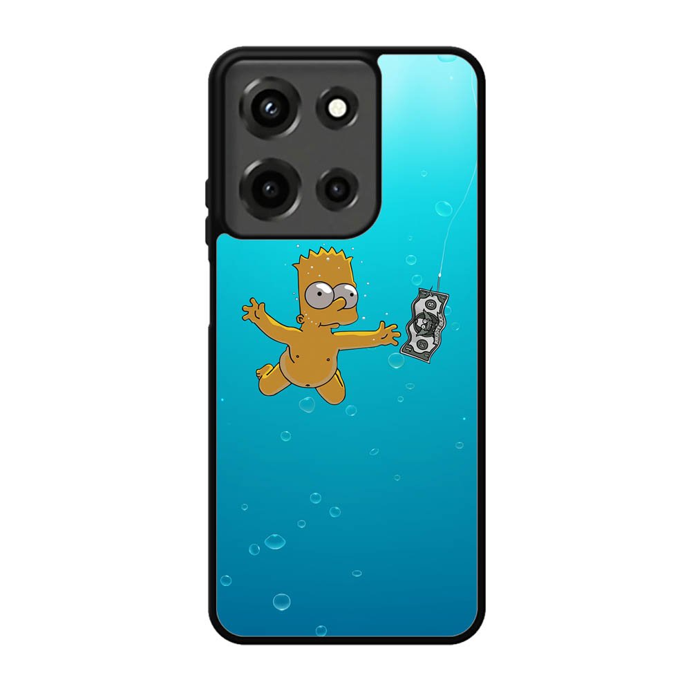 Bart Simpsons Nevermind Nirvana Motorola Moto G 5G 2025 Case FE6247