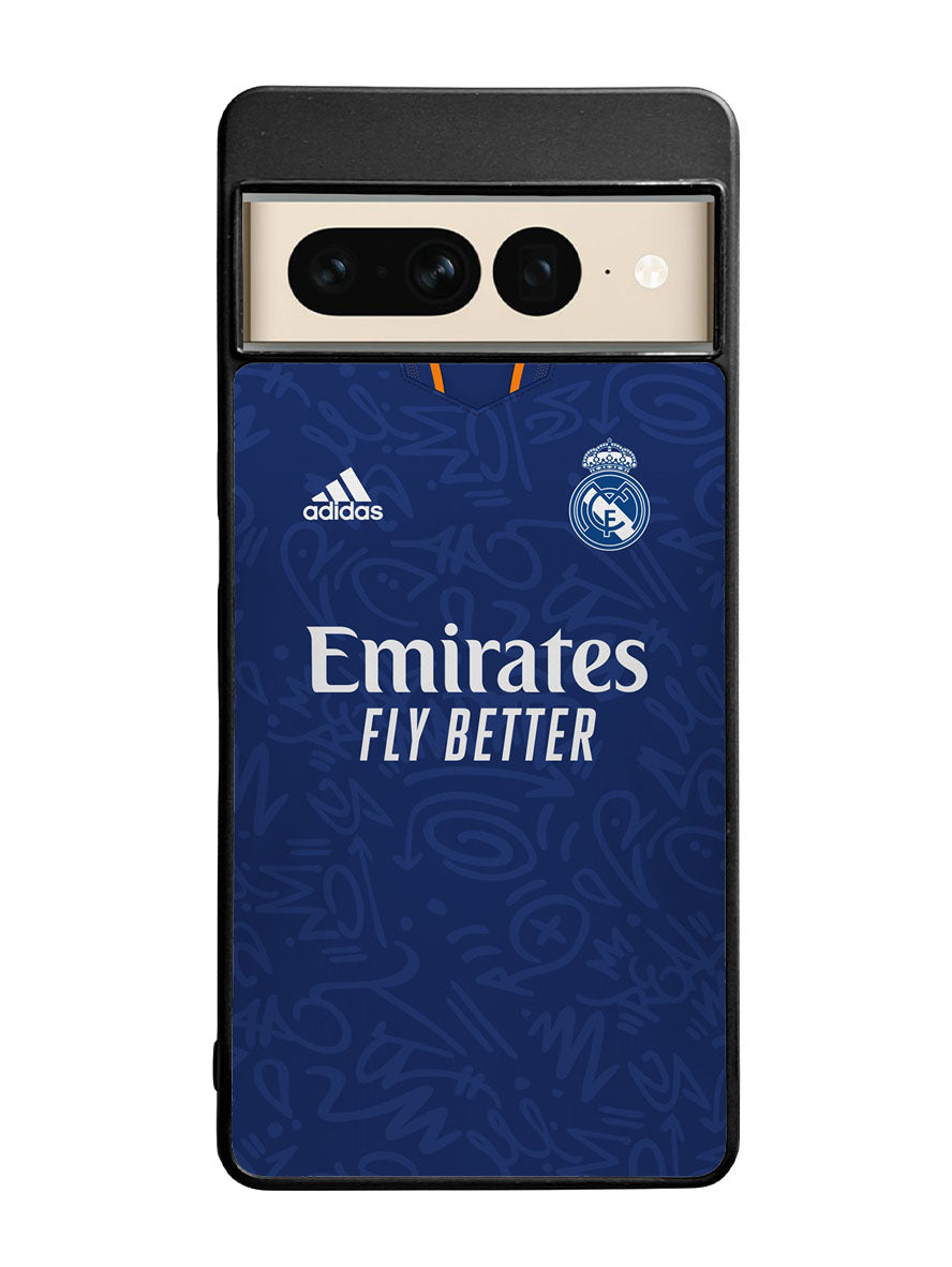 Real Madrid 2021-2022 Away Jersey Google Pixel 7 Pro Case