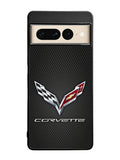 Corvette Logo Carbon 2nd Google Pixel 7 Pro Case