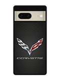 Corvette Logo Carbon 2nd Google Pixel 7 Case
