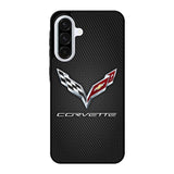 Corvette Logo Carbon 2nd Samsung Galaxy A56 Case FE3440